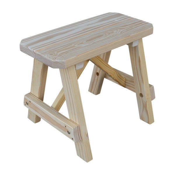 Yellow Pine Traditional Bench Only Picnic Bench 2ft / Unfinished