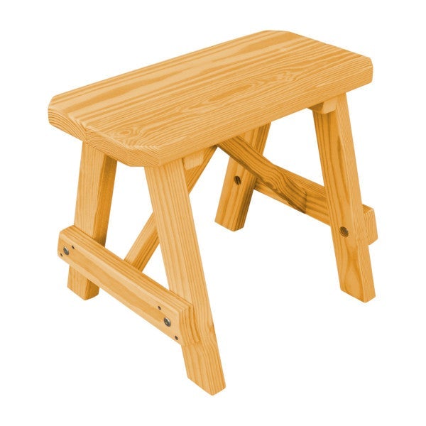 Yellow Pine Traditional Bench Only Picnic Bench